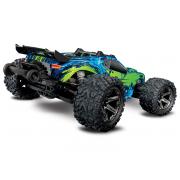 Traxxas Rustler 4X4 VXL Brushless Stadium Truck RTR TSM 2.4Ghz TRX67076-4 zonder batterij en lader Rood