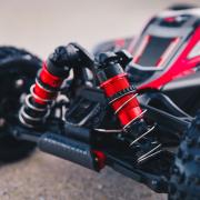 Arrma 1/8 Typhon 6S BLX 1/8 4WD Bgy RTR Rood/Grijs (ARA106046)