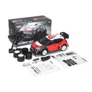 MJX Hyper GO 14303 1/14 Citroen C3 WRC 4WD RTR compleet met 2000mAh 2S lipo accu en lader en 2 extra sets (onroad en of