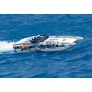 Traxxas DCB M41 Catamaran Raceboot TQi TSM, Oranje 2022