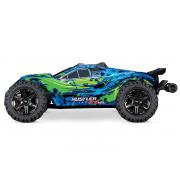 Traxxas Rustler 4X4 VXL Brushless Stadium Truck RTR TSM 2.4Ghz TRX67076-4 zonder batterij en lader Solar Flare