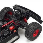 Arrma 1/7 MOJAVE accupack 6S BLX 4WD Desert Racer met Spektrum RTR, RoodZwart (ARA106058T2) met Powerpack