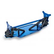 Traxxas Sledge: 1/8 4WD Blauw borstelloze elektrische monstertruck met TQi 2,4 GHz Traxxas Link-enabled radiosysteem en