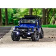 TRAXXAS TRX-4M 1/18 Schaal en Trail Crawler Land Rover 4WD Elektrische Truck met TQ Blauw TRX97054-1BLUE