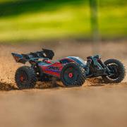 Arrma ARA4206V4T3 1/8 TYPHON MEGA 665 4X4 RTR Brushed Buggy, Rood