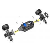 Traxxas Rustler 4X4 TQ 2.4GHz LED-lampjes (incl. batterij/oplader) - Oranje TRX67064-61ORNG