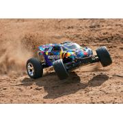 Traxxas Rustler XL-5 electro truggy RTR Blauw TRX37054-4B zonder Accu en Lader