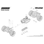 Bouwtekeningen Traxxas Maxx V1 korter chassis