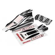 Traxxas TRX2420 Body, Bandit , ProGraphix (front and rear) (