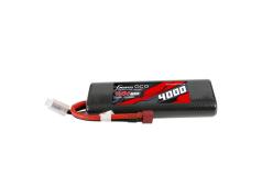 Gens ace 4000mAh 2S1P 7.4V 60C HardCase auto Lipo Accupack met T-stekker