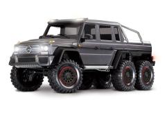 Traxxas TRX88096-4S TRX-6 Mercedes-Benz G 63 AMG 6x6 Zilver Clipless body