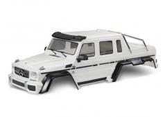 Traxxas TRX8825A Body, Mercedes-Benz G 63, compleet (parelwit metaal) (inclusief rooster, zijspiegels, deurgrepen en r