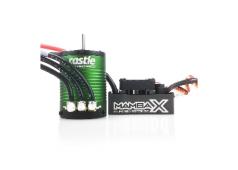 Castle - Mamba X - Combo - 1-10 Extreem Car regelaar met 1406-4600 Sensored Motor