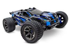 Traxxas Rustler VXL 4X4 ULTIMATE Blauw zonder accu en lader TRX67097-4BLUE