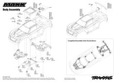 Bouwtekeningen Traxxas Maxx V1 korter chassis