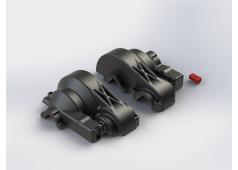 AR310536 Center Gearbox Case Set: Nero (ARAC5003)