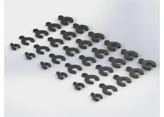 AR330366 Composite Spacer Set Nero (ARAC3850)