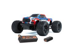 ARRMA 1/18 GRANITE GROM MEGA 380 Brushed 4X4 Monster Truck RTR Blauw compleet met accu en lader