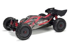Arrma 1/8 Typhon 6S BLX 1/8 4WD Bgy RTR Rood/Grijs (ARA106046)