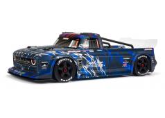 Arrma Infraction Street Bash 6S BLX 1 / 7TH Scale All-Road Resto-Mod Truck (handrem) (blauw)