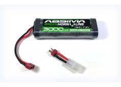 Absima Greenhorn 4100010 Vol.2 NiMH 7.2V 3000 (T-Plug + Tamiya Adapter)