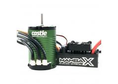 Castle - Mamba X SCT - Combo - 1-10 Extreem SCT regelaar met 1410-3800 Sensored Motor