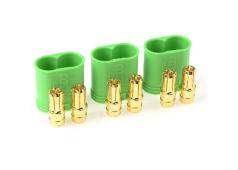 Castle - Polarized Bullet stekkers 6.5mm - Set Mannelijk