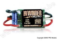 Castle - Sidewinder 18th - 1-18 Extreem Car regelaar - Telemetrie mogelijkheid - 2-3S - Bec - Sensorless only