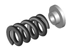 Slipper Clutch Spring - 1 pc + Washer C-00250-090