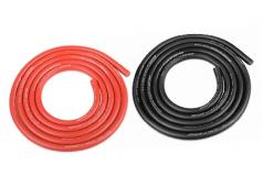 Team Corally - Ultra V+ Siliconen kabel - Super flexibel - Zwart en Rood - 12AWG - 1731 / 0.05 Strengen - BD 4.5mm - 2x 