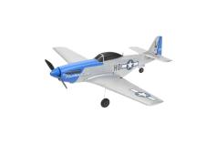 EZ-Wings - Mini P-51 Mustang - RTF - 450 mm - 1+1 Li-Po-batterij - USB-oplader