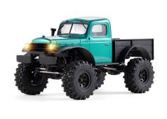 FMS 1:24TH FCX24 POWER WAGON RTR BRUSHLESS Groen FMS12401RTRGN-BL