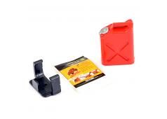 FASTRAX FAST2326R GESCHILDERDE FUEL JERRY CAN & MOUNT - ROOD