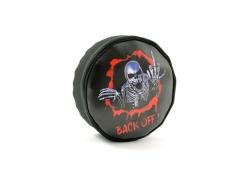 FASTRAX SCALE SKULL SPARE TYRE COVER (DIA 125MM/TRX4) FAST2377S