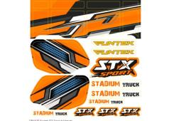 Funtek  FTK-21060 ORANJE Funtek STX Sport stickervel