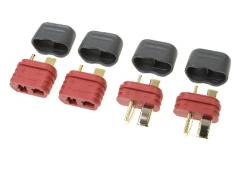 G-Force RC - Connector - Deans - Goudcontacten - met beschermkap - Man. + Vrouw. - 2 paar