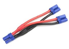 G-Force RC - Power Y-kabel - Parallel - EC-5 - 10AWG Siliconen-kabel - 12cm - 1 st