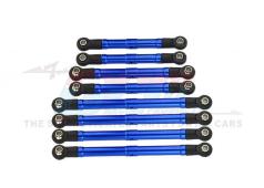 ALUMINIUM 6061-T6 VERSTELBARE SPOORSTANGEN BLAUW GPM TRX-4M GPMTRX4M160BBEBK