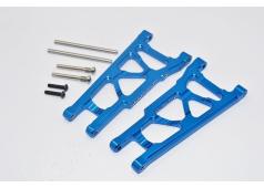 GPM ALLOY FRONT/REAR LOWER ARM - 1PR SET blue GPM TRX 1/10 SLASH 4x4 XO-01 STAMPEDE/RUSTLER/HOSS 4x4