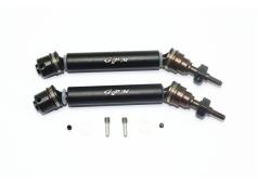 GPM HARDEN STEEL FRONT AXLE W. ALLOY BODY -8PC SET black GPM TRX 1/10 RUSTLER 4x4 HOSS