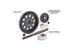 GPM spur en pinion gehard staal voor Xmaxx en XRT 18T