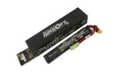 Gens ace 25C 1200mAh 2S1P 7.4V Airsoft Gun Lipo Battery with mini Tamiya Plug GEA12002S25T