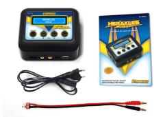 HERAKLES MINI AC-LADER 60W H-SPEED LIPO, LIHV, LIFE, LIION 2-4S, NIMH/NICD 6-8S