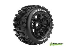 Louise RC - B-ULLDOZE - 1-5 Buggy Banden - Verlijmd op velg - SPORT - Velgen Zwart 24mm - Hex - Achter - 1 Paar