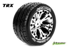 Louise RC - ST-ROCKET - 1-10 Stadium Truck Banden Set - Verlijmd op velg - Soft - 2.8" Velgen Chroom - BB - GP JATO 2WD