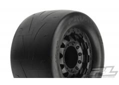 PR10116-10 Prime 2.8" Street Tires Gemonteerd voor Stampede / Rustler 2wd en 4wd voor en achter, gemonteerd op Raid Blac