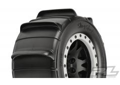PR10146-13 Sling Shot 4.3" Pro-Loc Sand Tires Mounted for X-MAXX Front or Rear, Mounted on Impulse Pro-Loc Black Wheels