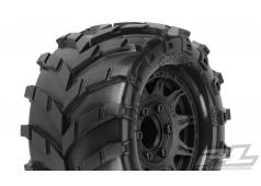 PR1192-10 Masher 2.8 "All Terrain-banden gemonteerd voor Stampede / Rustler 2wd & 4wd voor en achter, gemonteerd op Raid