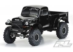 PR3499-18 1946 Dodge Power Wagon, robuuste (zwarte) carrosserie voor 12,3 inch (313 mm) wielbasis crawlers