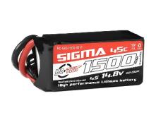 RC Plus - Li-Po Batterypack - Sigma 45C - 1500 mAh - 4S1P - 14.8V - XT-60